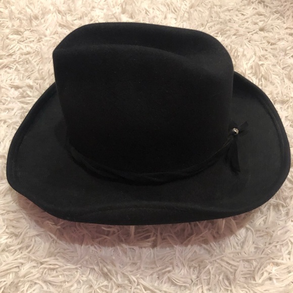 Jennifer Circelli Millinery Felt Western Cowboy Banded Hat main image 4